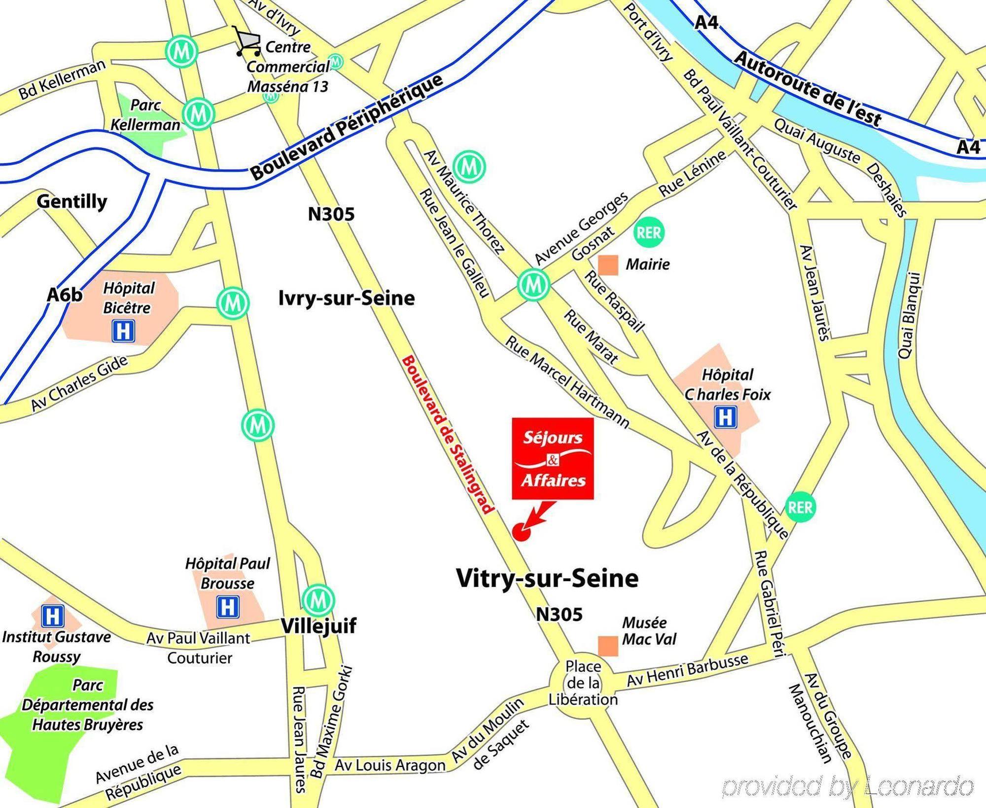 Sejours & Affaires Paris-Vitry Aparthotel Ngoại thất bức ảnh